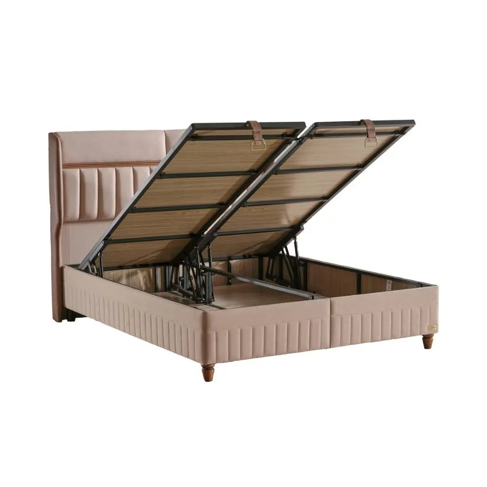 Lit coffre BIOSALT Mobilicious — vue du lit