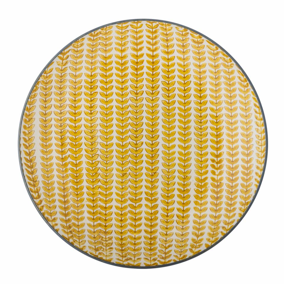 Assiette jaune Maple