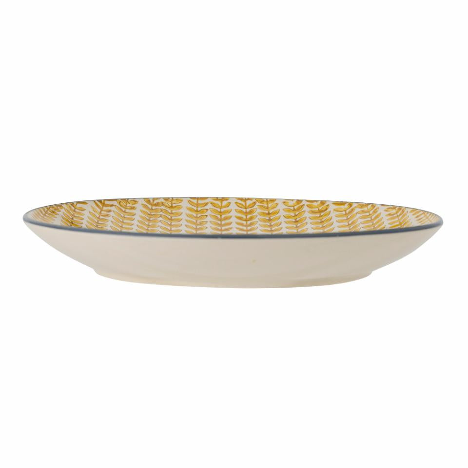 Assiette jaune Maple