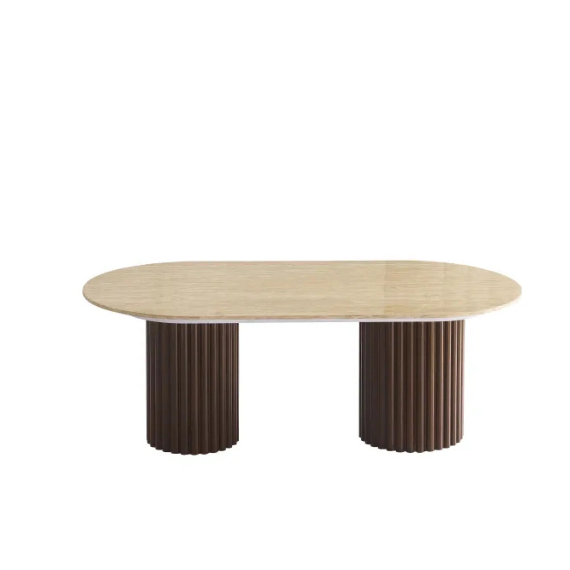 Pack Keysha - Table à manger + 4 chaises + table basse
