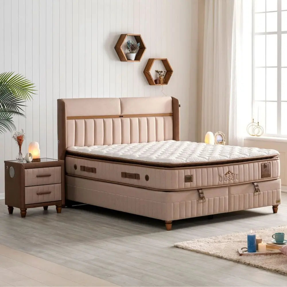 Lit coffre BIOSALT Mobilicious — ambiance chambre