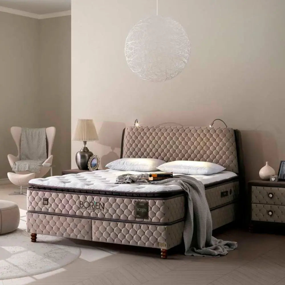 Lit coffre BORJEN Mobilicious — mise en situation