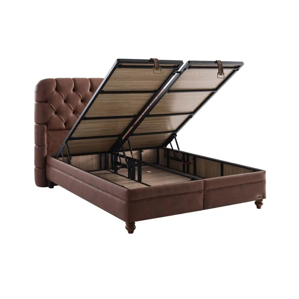 Lit coffre COMFIZONE Mobilicious — vue du lit