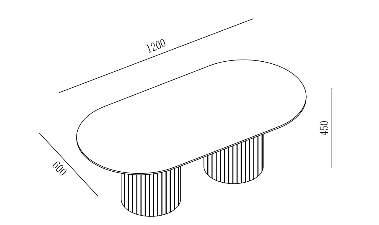 Pack Keysha - Table à manger + 4 chaises + table basse