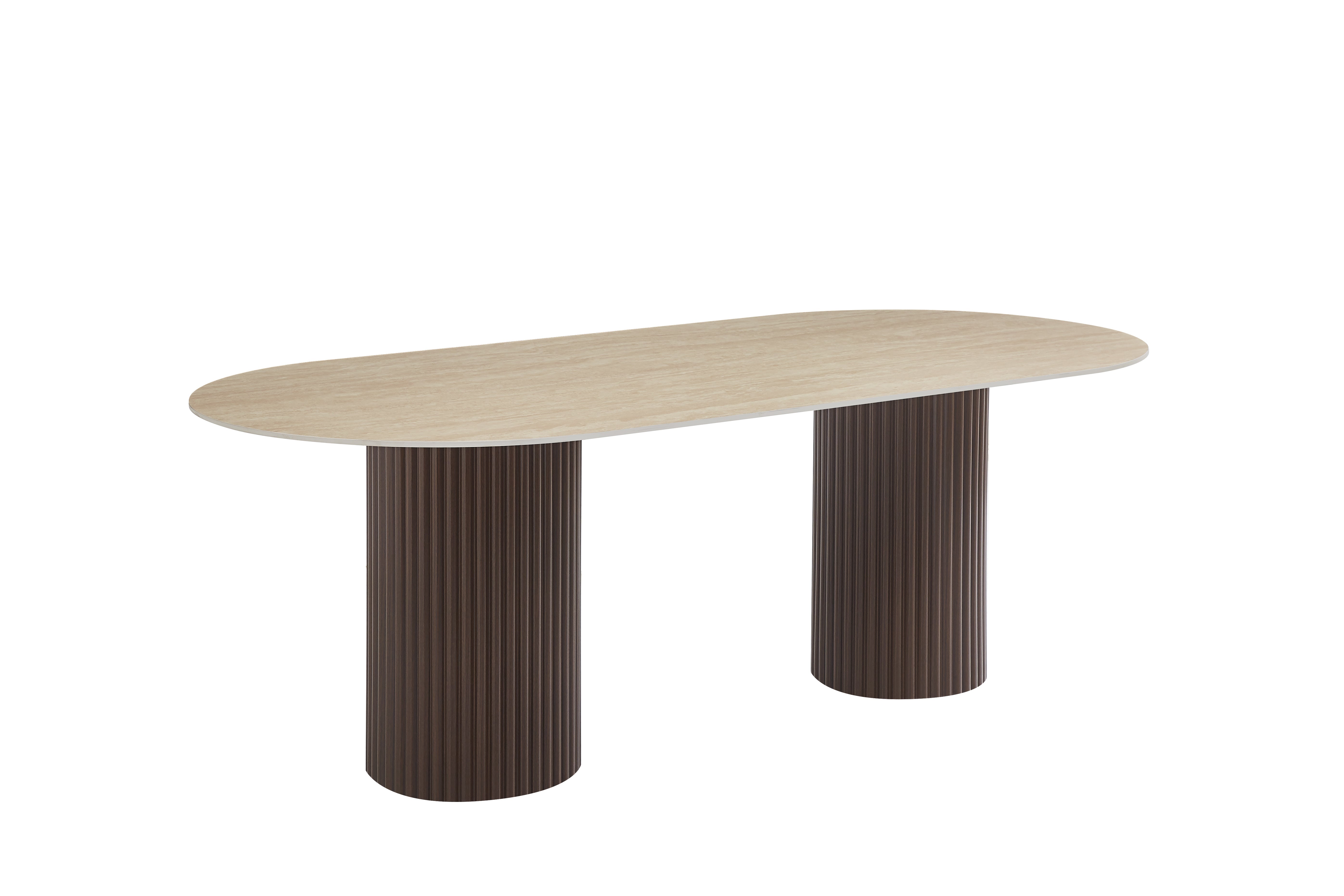 Pack Keysha - Table à manger + 4 chaises + table basse