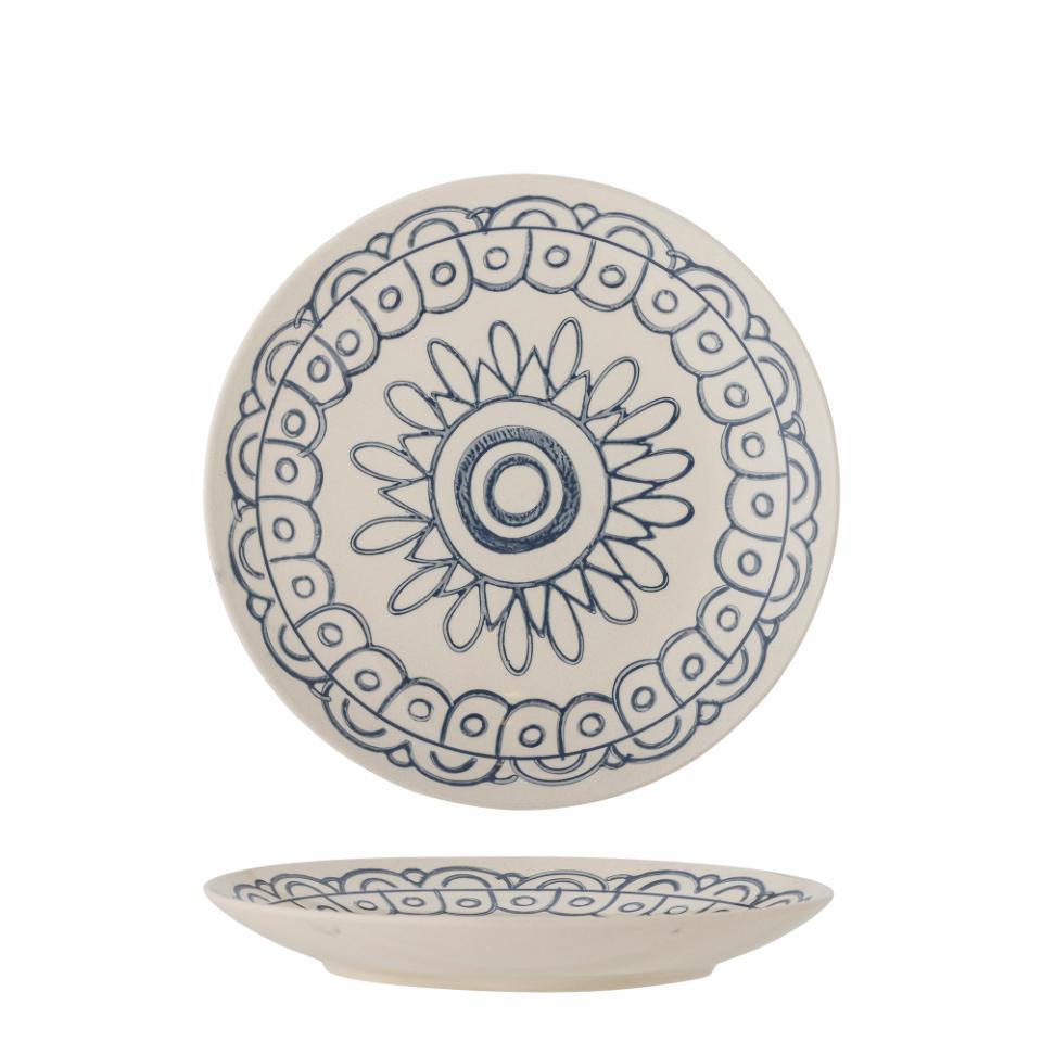Assiette bleu Maple